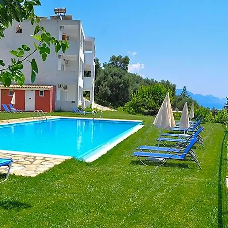 With Swimming Pool And Sea View - Pelekas Beach, Corfu Hotell