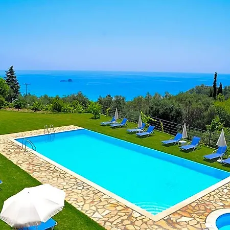 With Swimming Pool And Sea View - Pelekas Beach, Corfu