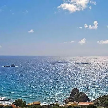 With Swimming Pool And Sea View - Pelekas Beach, Corfu Hotell